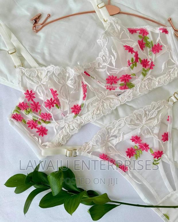 2 PC Floral Lingerie - thumbnail 2