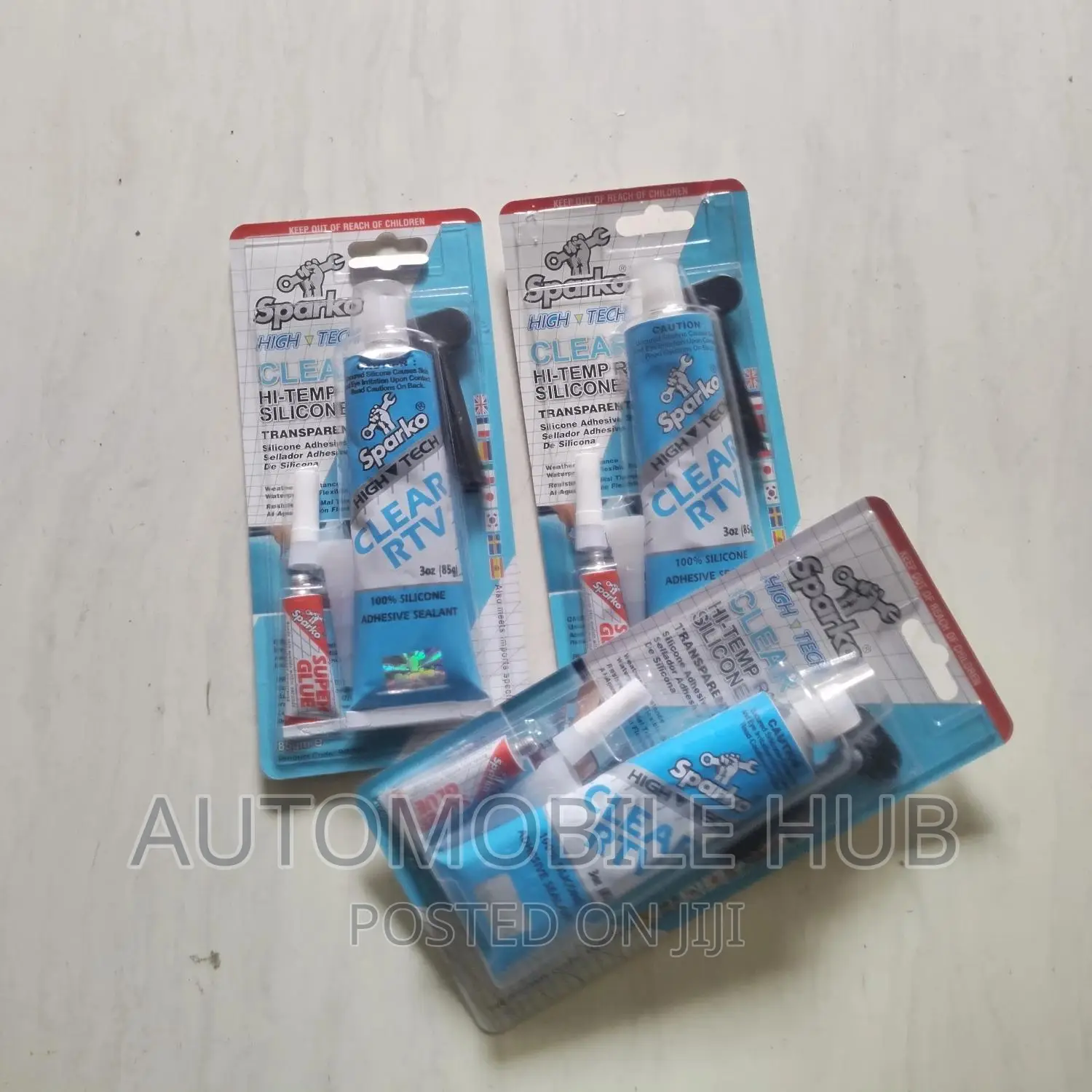 85g Sparko High-Tech Silicone Sealant Clear RTV
