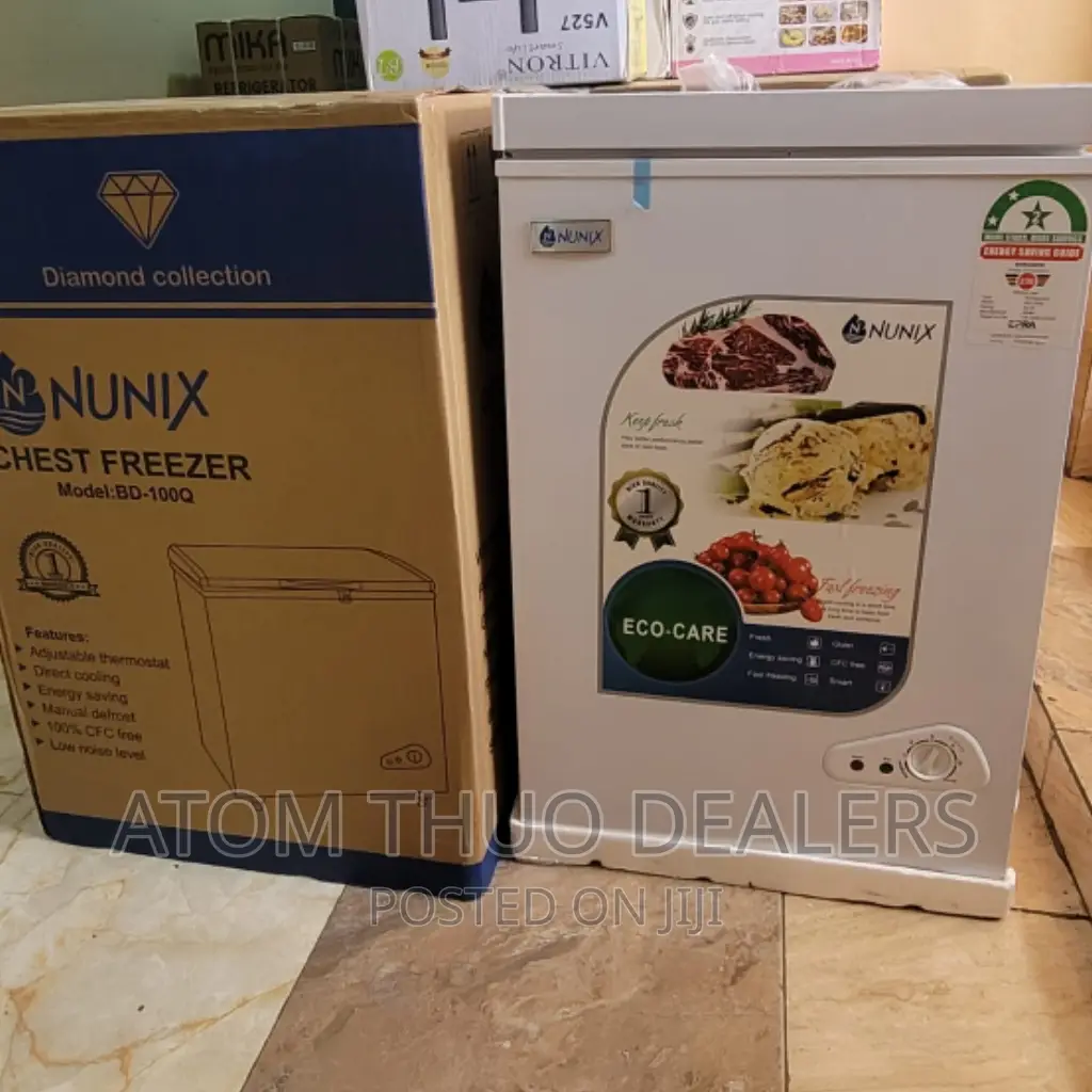 Nunix 100 Litres Chest Freezer (White/Bd-100q)