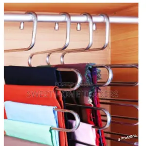 S-Shaped 5 Layers Trouser Pants Hangers