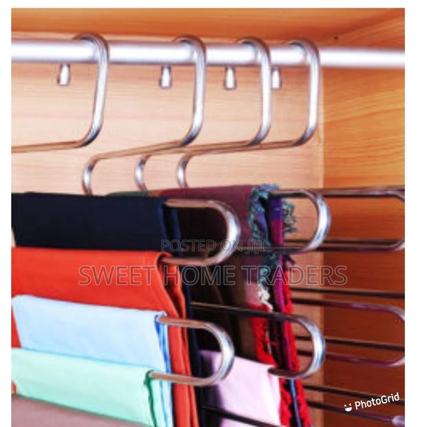 S-Shaped 5 Layers Trouser Pants Hangers