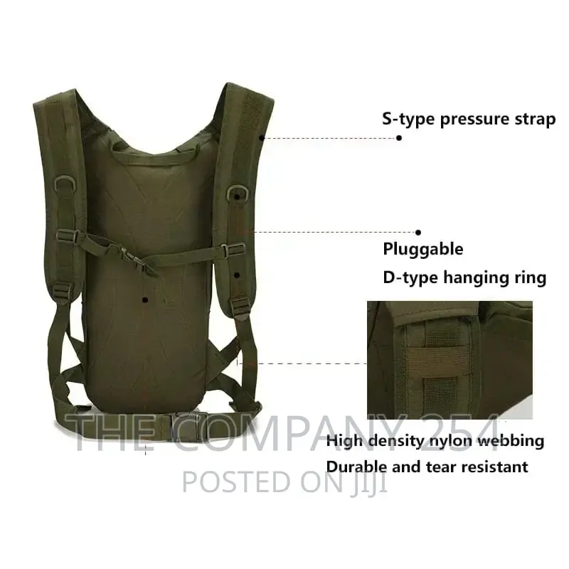 Water-Proof Nylon Water Bag With 2.5L Climbing Water Bags