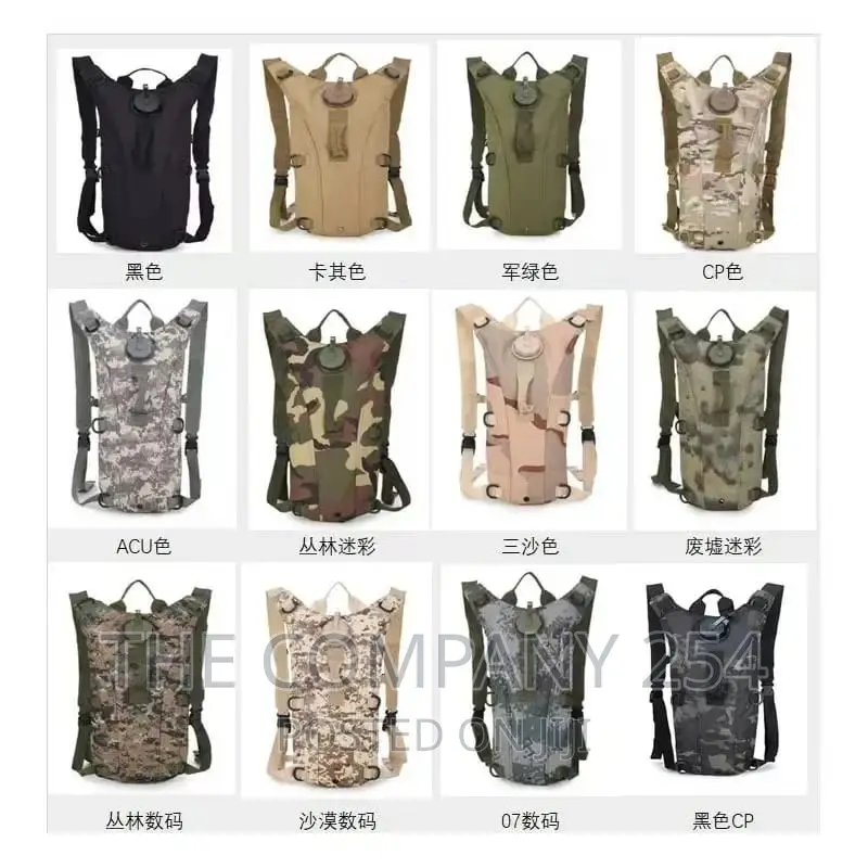 Water-Proof Nylon Water Bag With 2.5L Climbing Water Bags