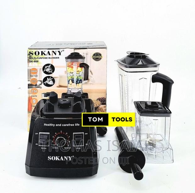Sokany SK666 5000W Commercial Blender - thumbnail 2