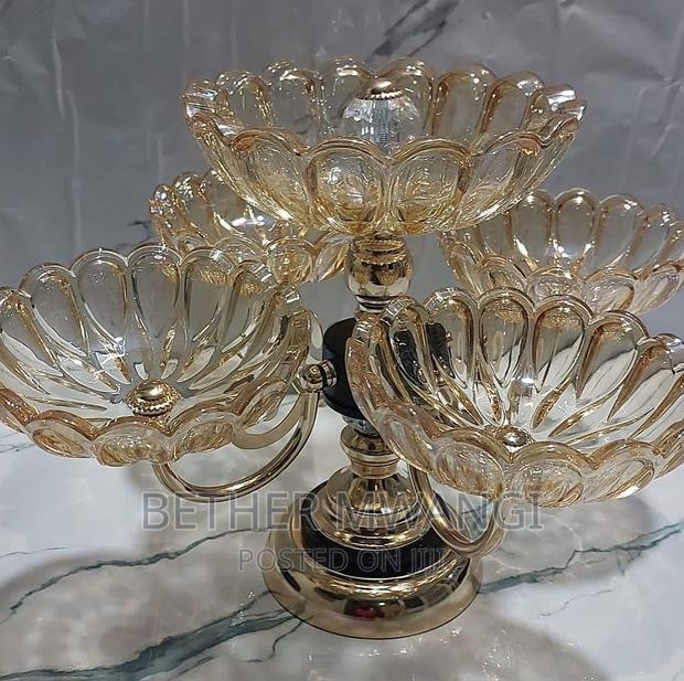 5 Arm Rotating Multi Purpose Display Serving Bowls. - thumbnail 3