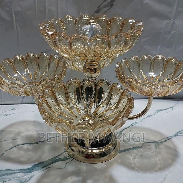 5 Arm Rotating Multi Purpose Display Serving Bowls. - thumbnail 4