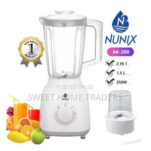 Nunix 2 in 1 Blender With Grinding Machine,