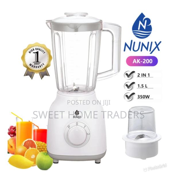 Nunix 2 in 1 Blender With Grinding Machine, - main view
