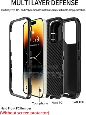 iPhone 14 Pro Max Tradies Military Defender Heavy Duty Case