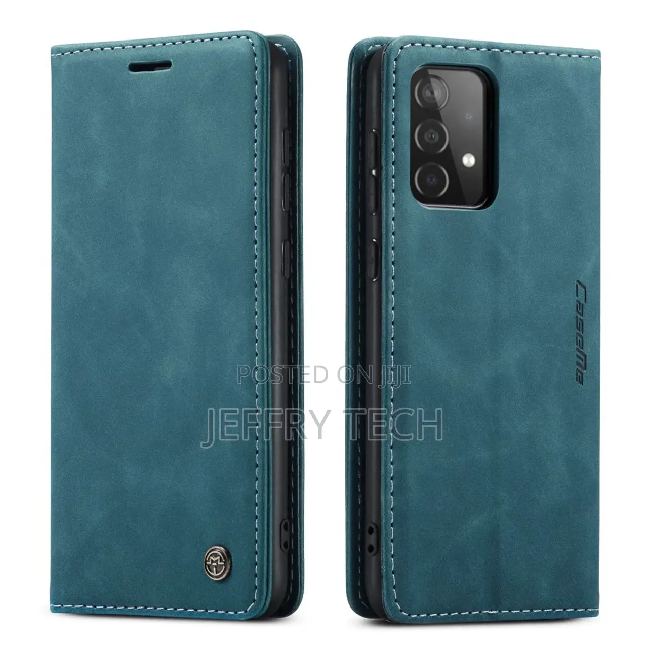 Blue Galaxy A22 5G Caseme Slim Quality 2 Card Slot Wallet Ca