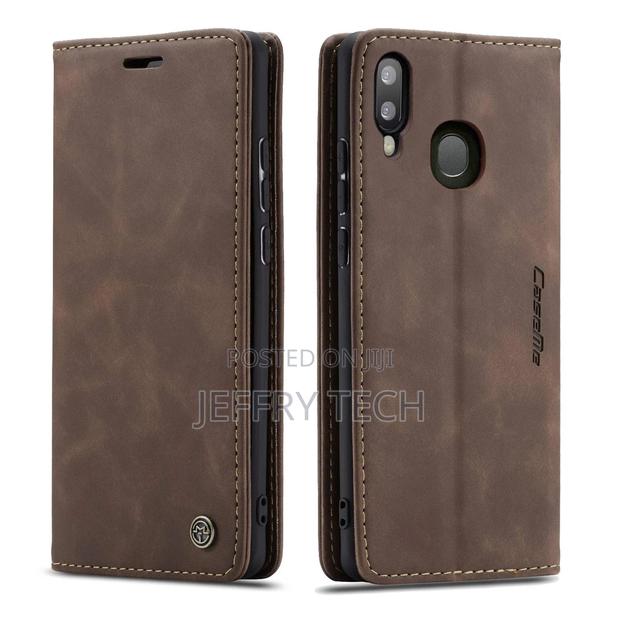 Coffee Caseme Compact Flip Wallet Case for Galaxy A20 / A30