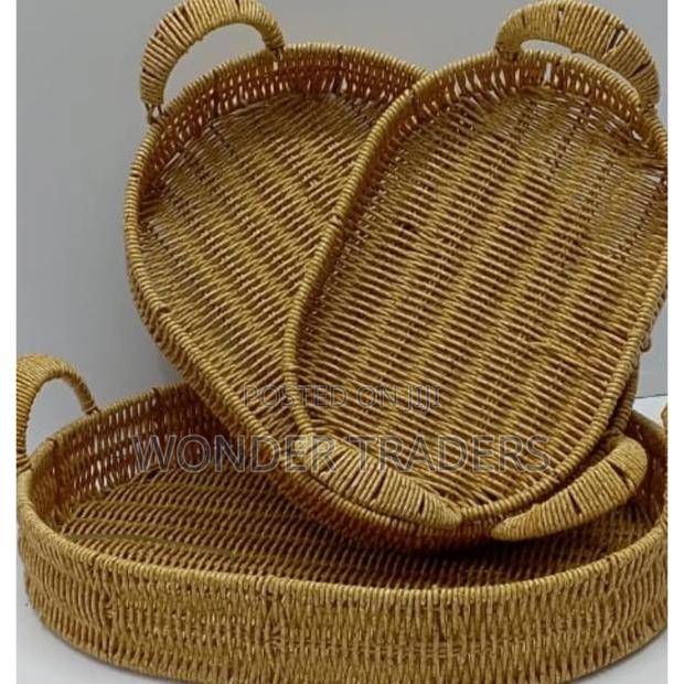 Tray Tray Woven Rattan Tray - main view