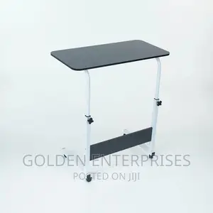Black Movable/Adjustable Laptop Table