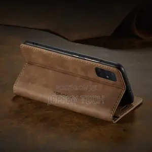 Brown Galaxy A51 Caseme Compact Flip Classy Wallet Case