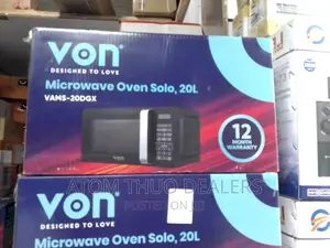 VON Digital Microwave Oven VAMS-20DGX, Solo 20LTR BLACK