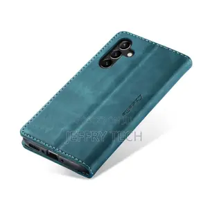 Sheepskin Wallet Case Flip Cover for Samsung Galaxy A54 5G B