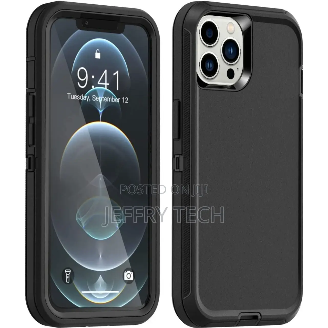 Heavy Duty Military Defender Case for iPhone 12 / 12 Pro