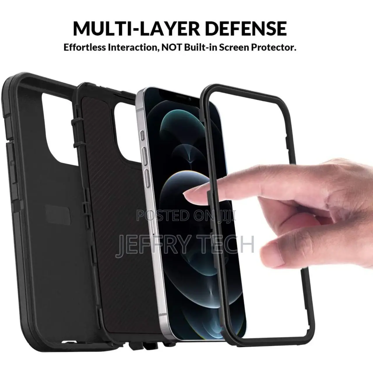 Heavy Duty Military Defender Case for iPhone 12 / 12 Pro