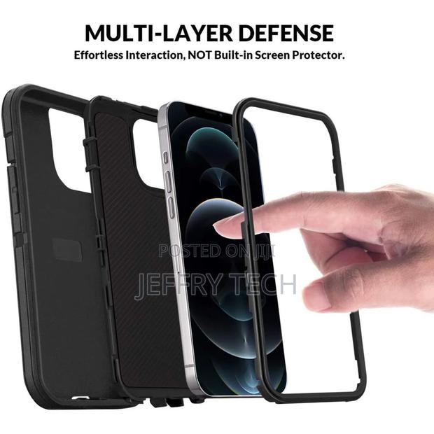 Heavy Duty Military Defender Case for iPhone 12 / 12 Pro - thumbnail 4