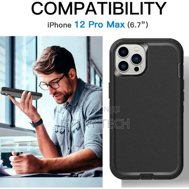 iPhone 12 Pro Max Rugged Shock / Drop Protection Defender C - thumbnail 3