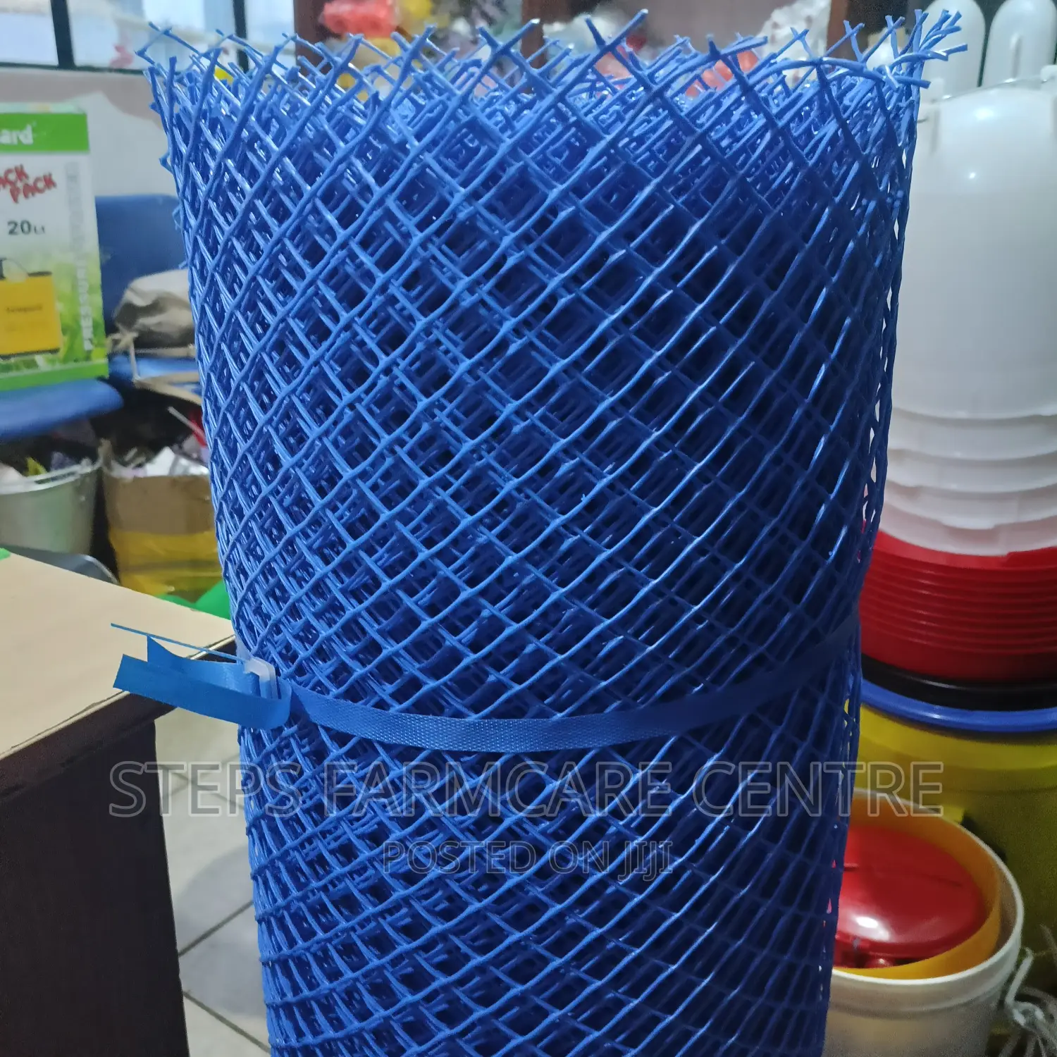 Blue Plastic Chicken Mesh