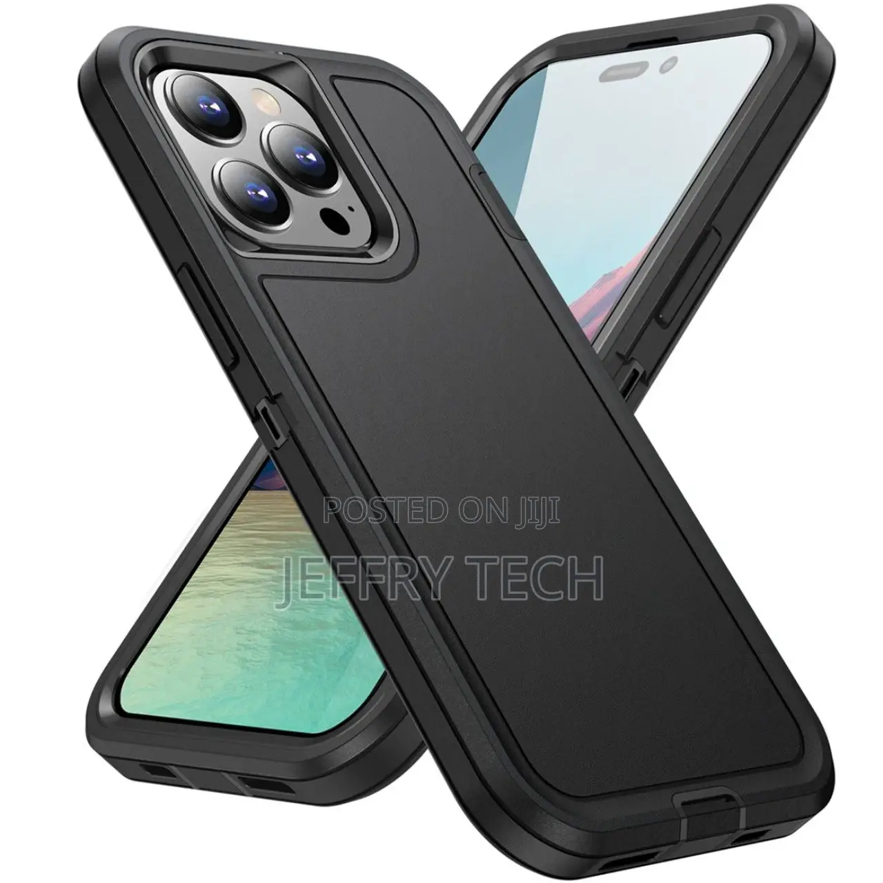 Military Grade Drop Prof Defender Case for iPhone 15 Pro Max