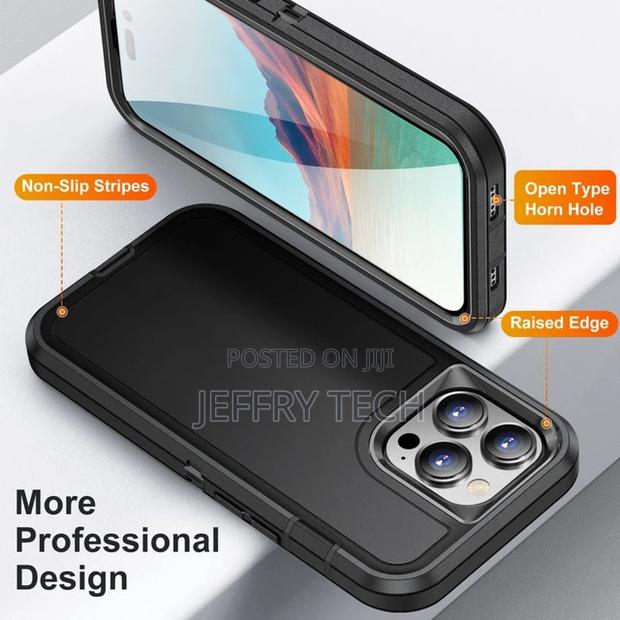 Military Grade Drop Prof Defender Case for iPhone 15 Pro Max - thumbnail 3