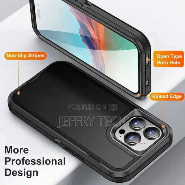 Military Grade Drop Prof Defender Case for iPhone 15 Pro Max