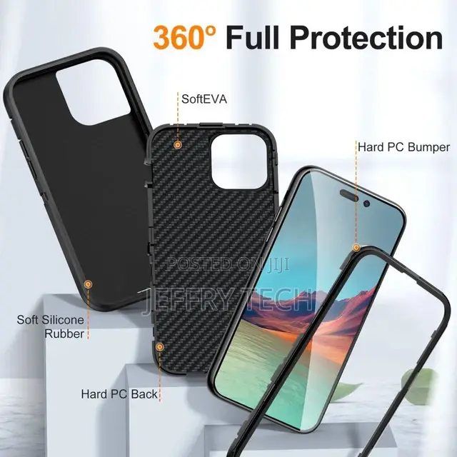 Military Grade Drop Prof Defender Case for iPhone 15 Pro Max