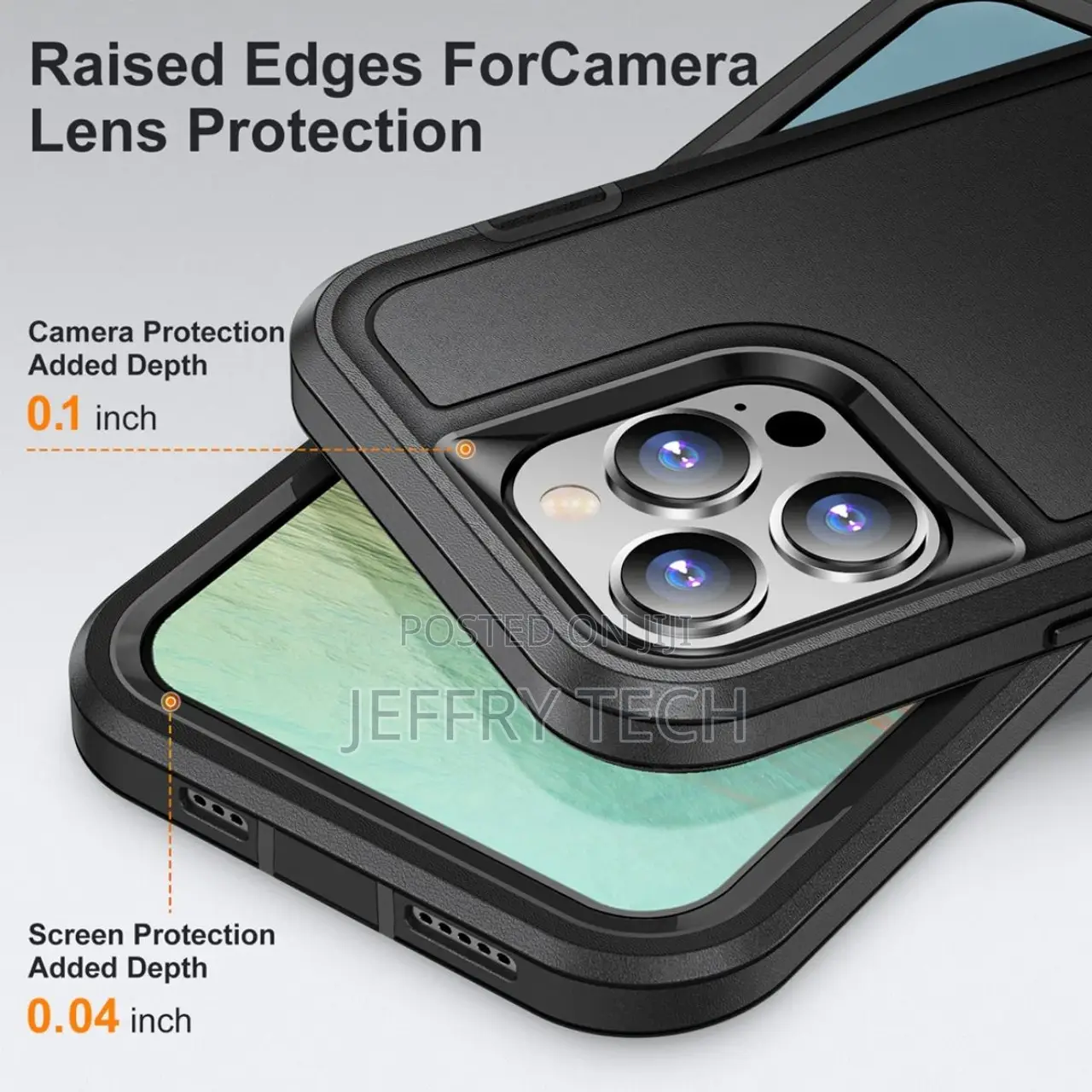 Military Grade Drop Prof Defender Case for iPhone 15 Pro Max