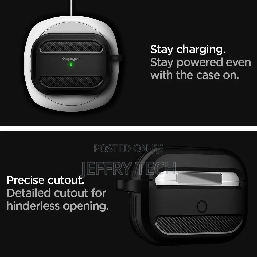 Apple Airpods Pro Case Genuine Spigen Rugged Armor Ultra Sli