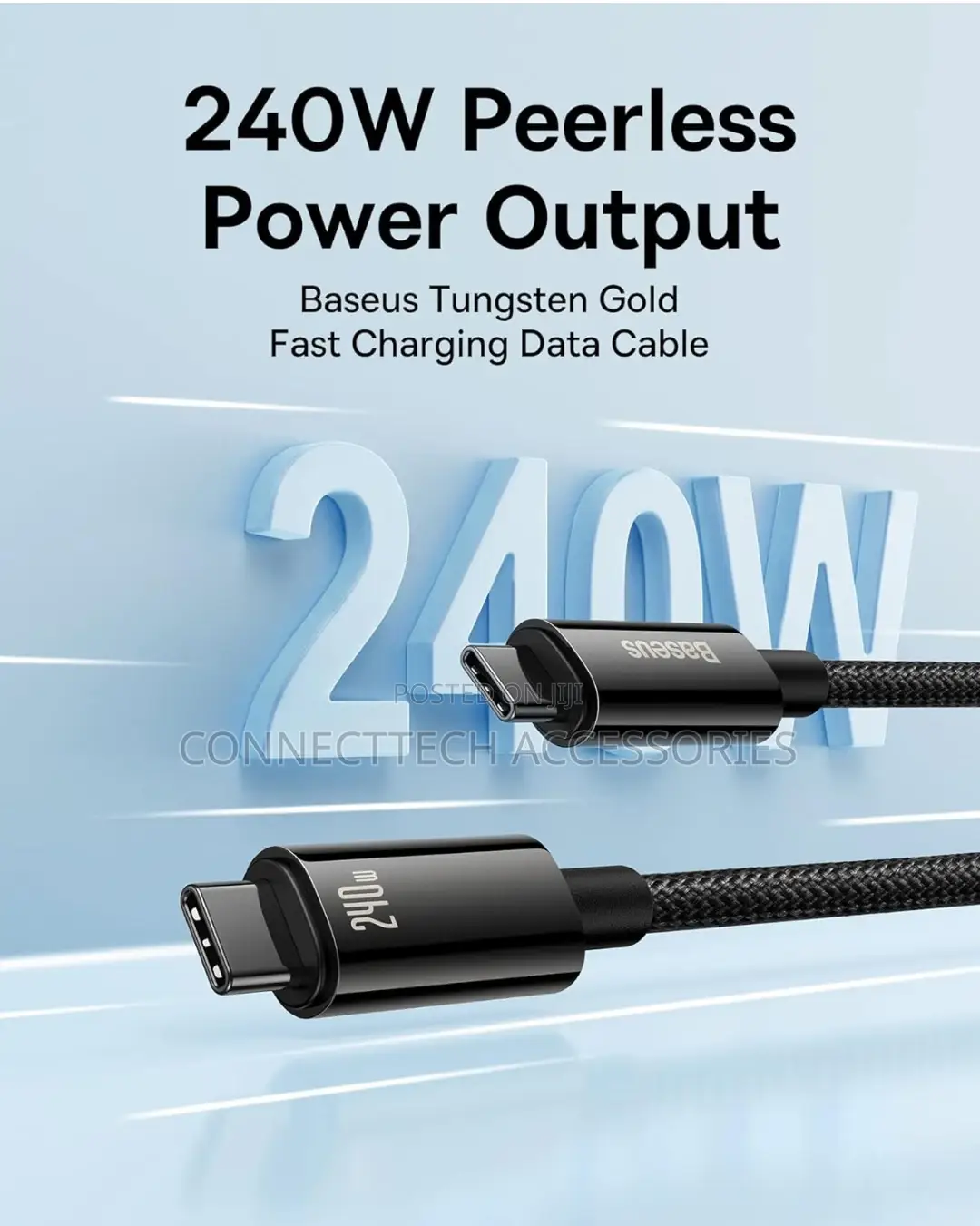 Baseus 240W PD3.1 USB-C to USB-C Fast Charging Cable