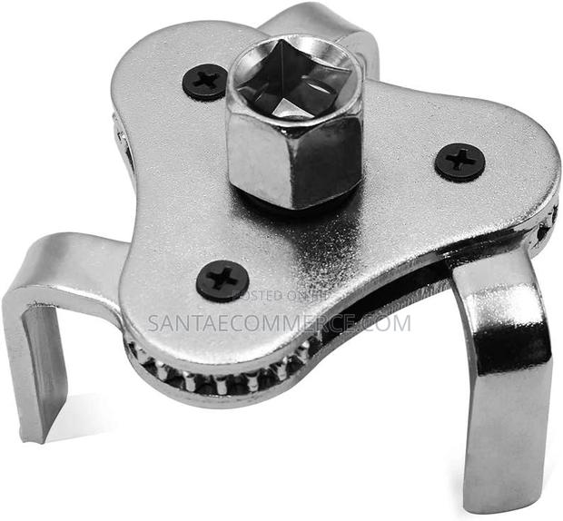 Universal 3 Jaw Adjustable Oil Filter Remover Key Wrench Too