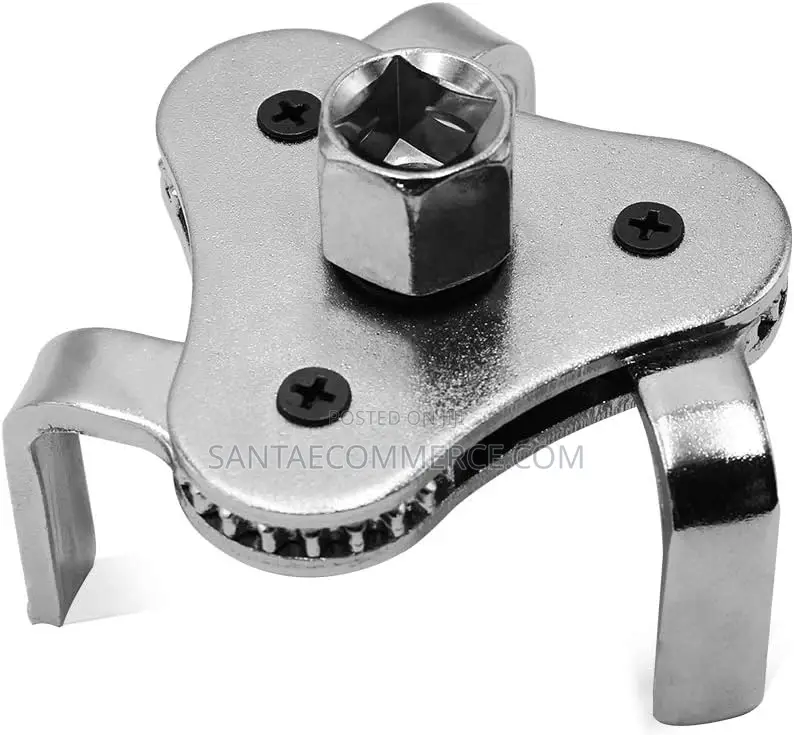 Universal 3 Jaw Adjustable Oil Filter Remover Key Wrench Too