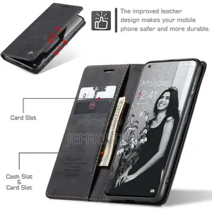 Oneplus 11 Case Wallet Genuine Leather Flip Cover for Onepl