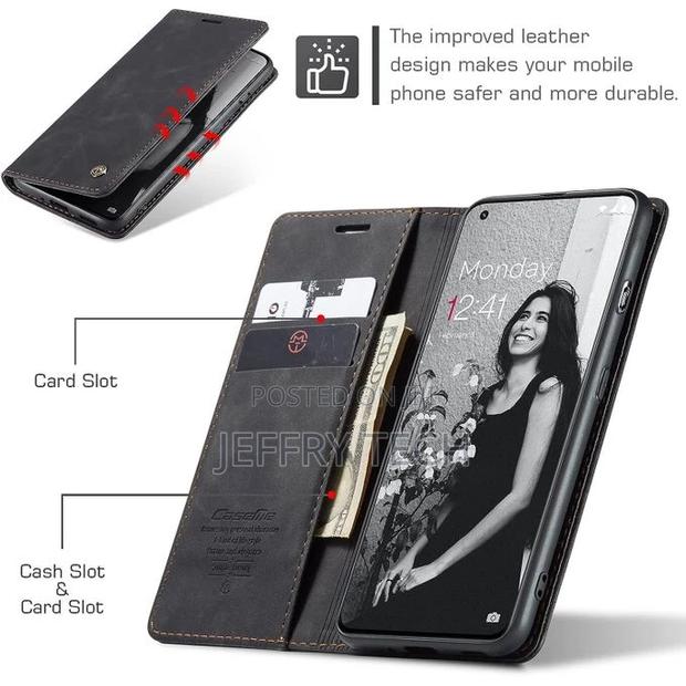 Oneplus 11 Case Wallet Genuine Leather Flip Cover for Onepl