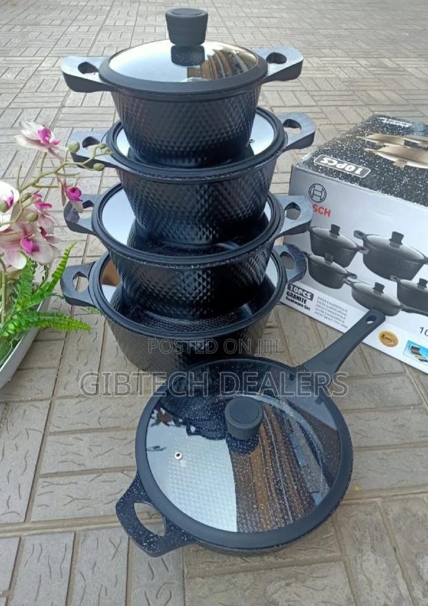 11 Bosch Cookware With Lid Covers Available Black Grey Brown