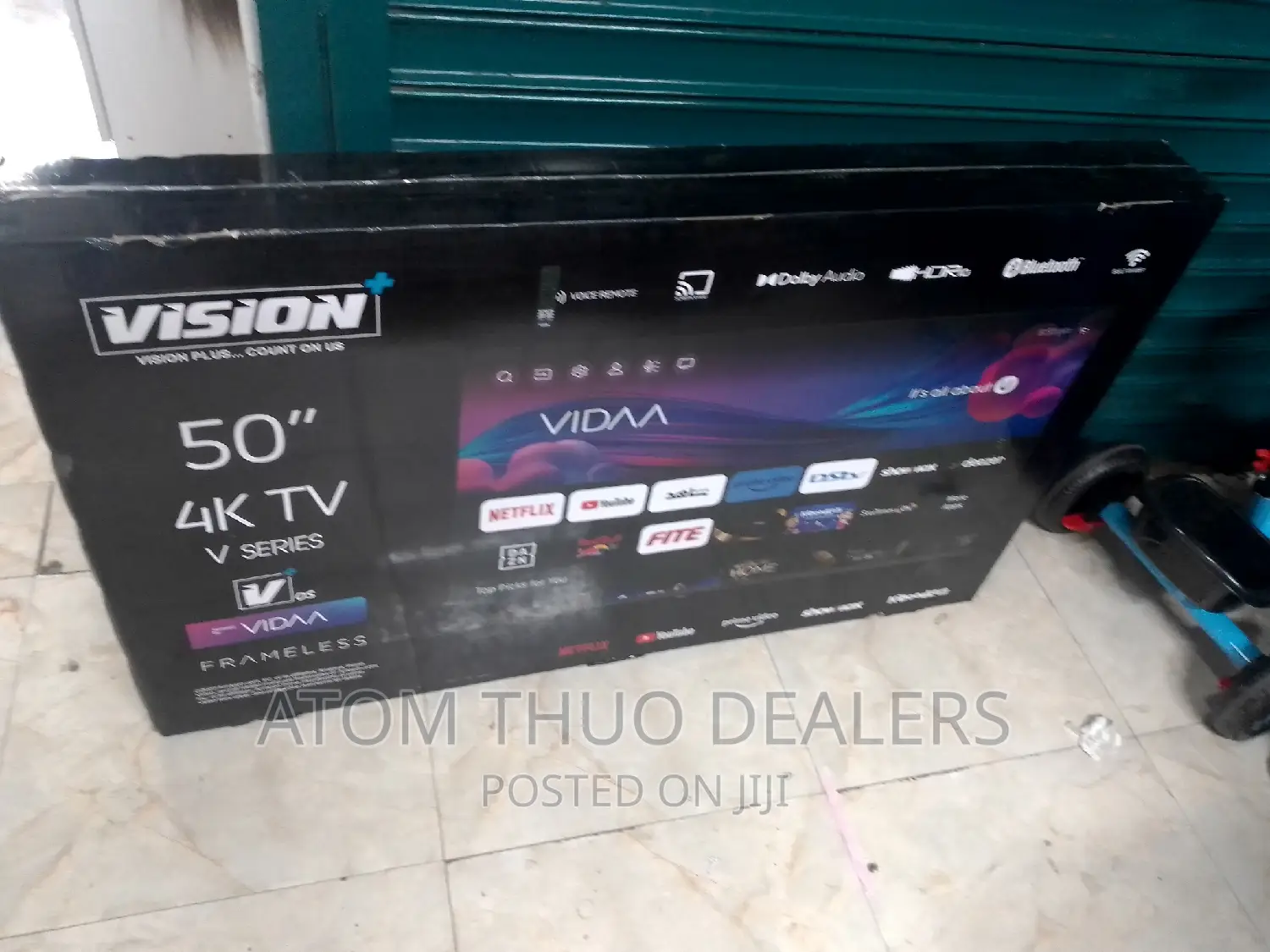 Vision Plus50 Inches Frameless V+ OS Audio Smart Tv