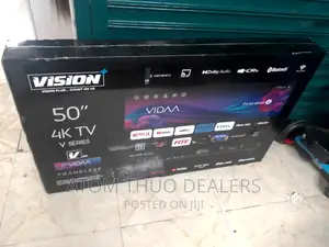 Vision Plus50 Inches Frameless V+ OS Audio Smart Tv
