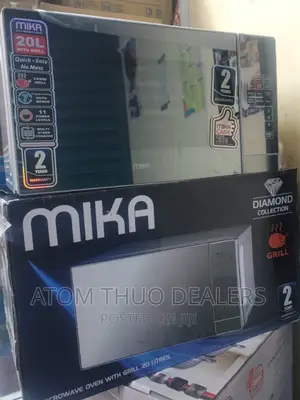 Mika Microwave Oven Grill 20ltr With 1000W Grill Silver