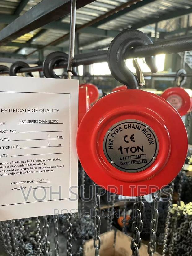 Chain Hoist 1tonne 6mitres - main view