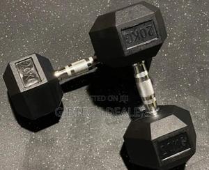 20kg Hexagon Dumbbells - thumbnail 2