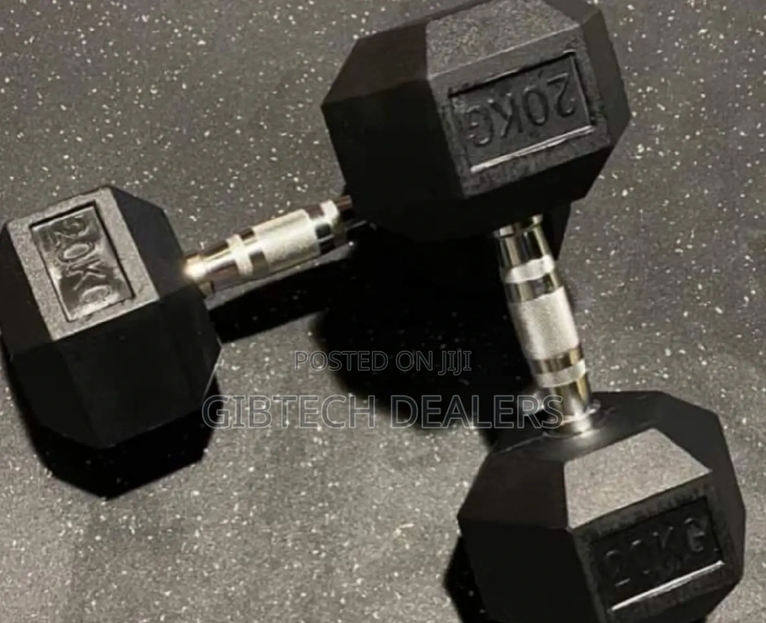 20kg Hexagon Dumbbells Available