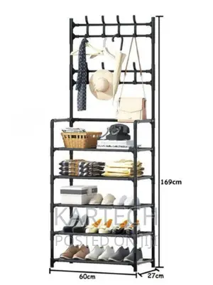 Shoe and Hat Rack
