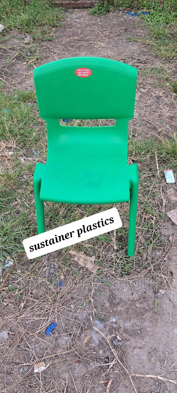 Green Kids Plastic Chairs - main view