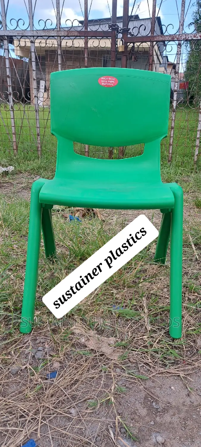 Green Kids Plastic Chairs
