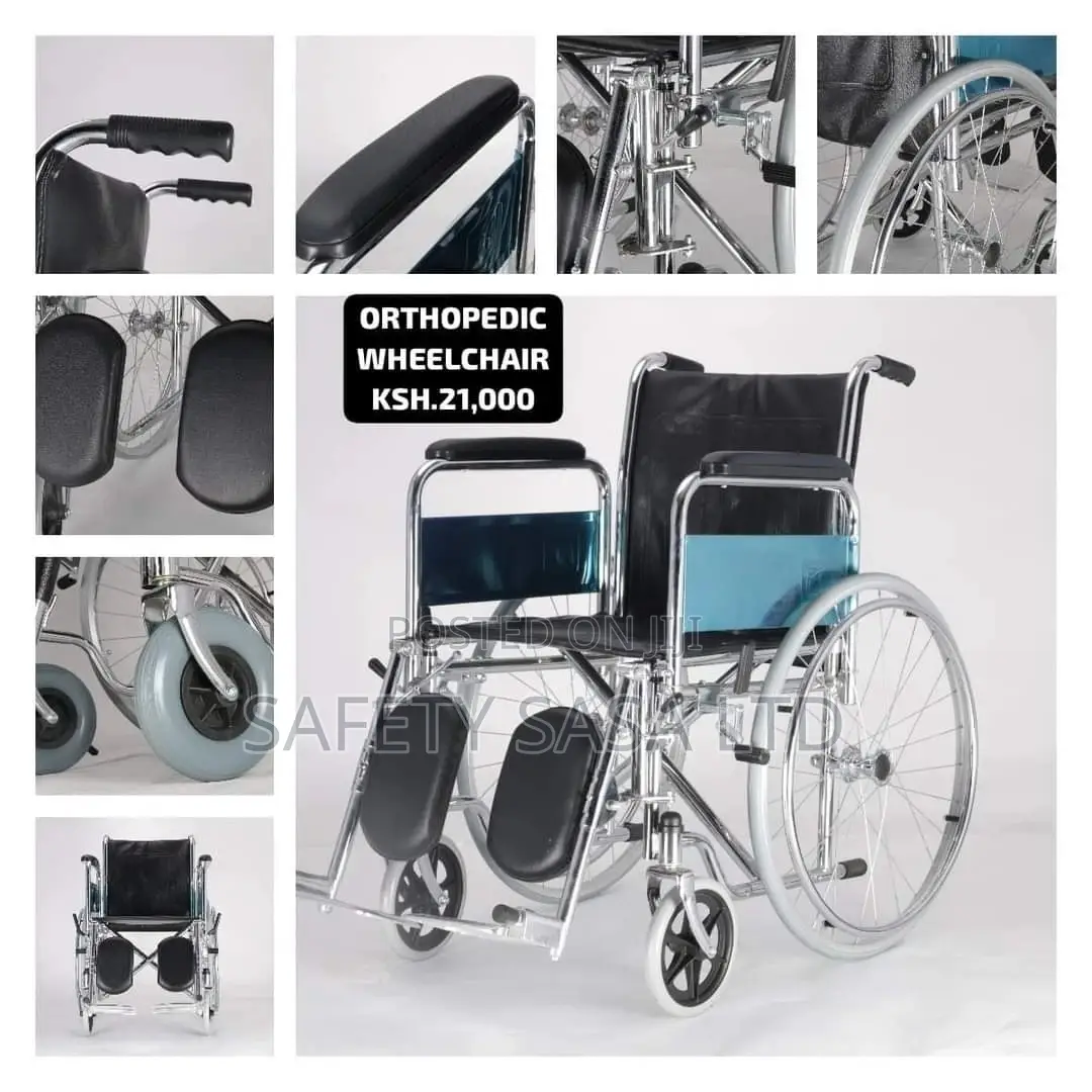 Orthopedic Wheelchair With Detachable Arms