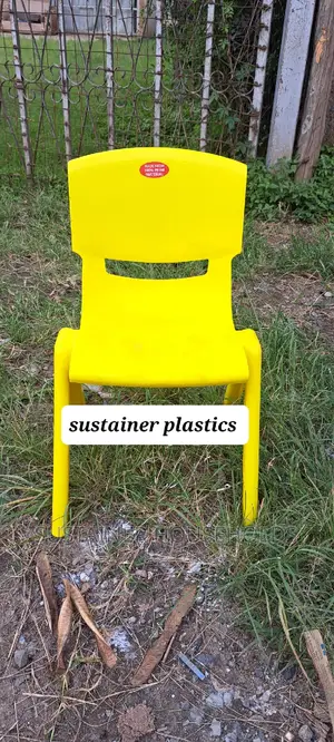 Yellow Kids Plastic Chairs