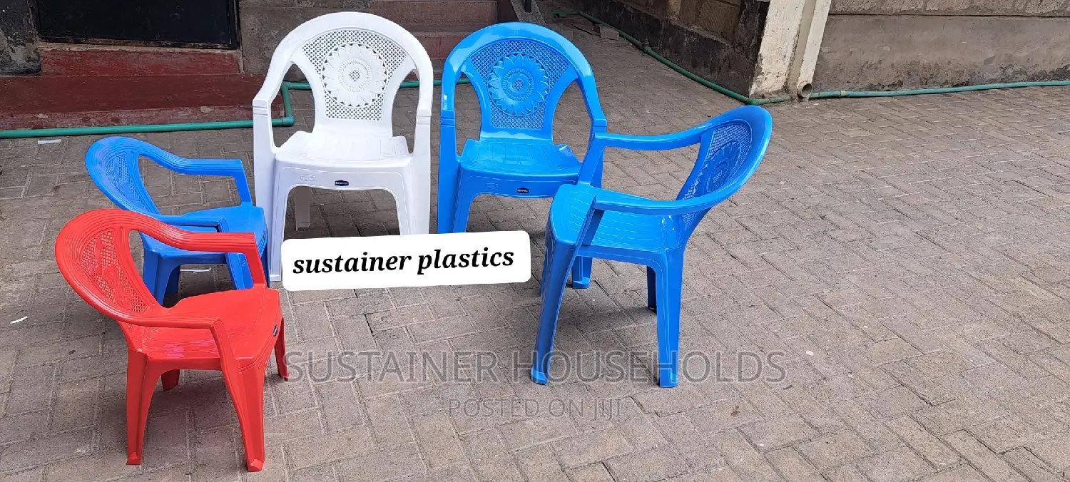 Adult and Kids Plastic Chairs Set