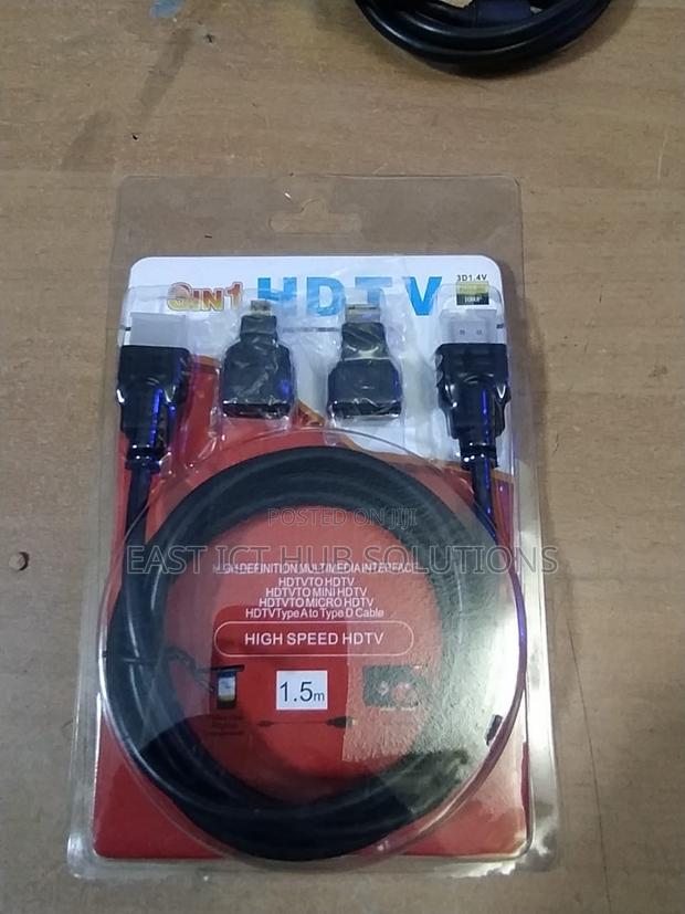 HDTV Cable (All HDMI Connectors Sizes ) Mini To Large - main view